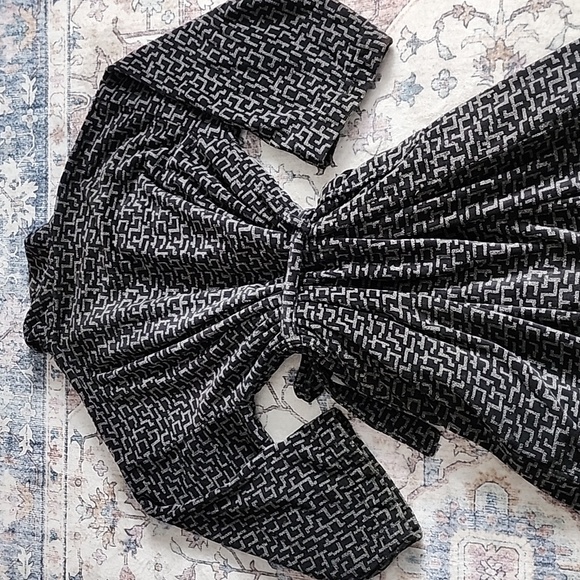 ​Roundtree & Yorke Mens 100% Cotton Plush Labyrinth Print Robe/House Coat 3-4XLT - Picture 14 of 16